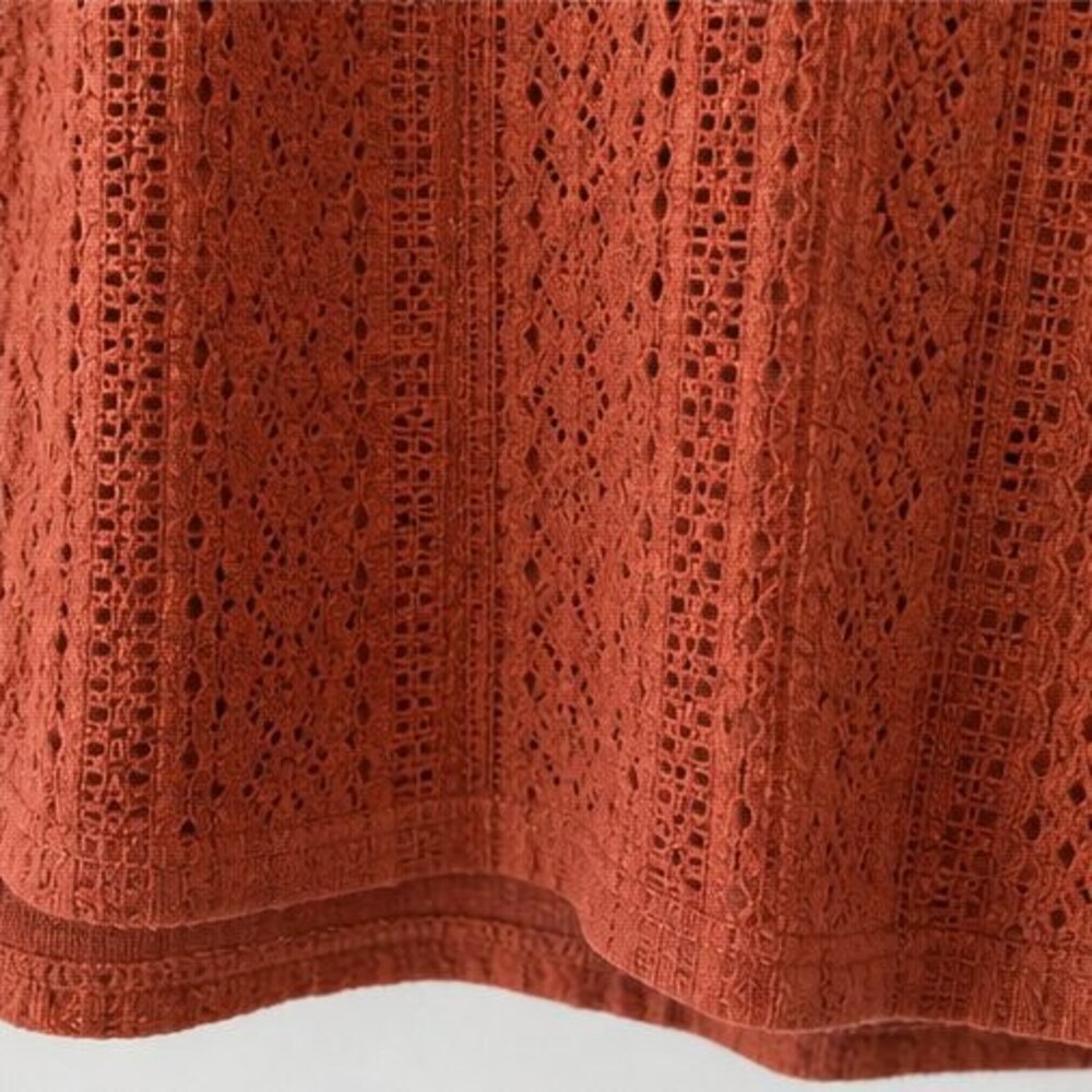 Rust Button Blouse - Picture 6 of 6